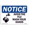 Signmission OSHA Sign, Always Wear Mask Some, 18in X 12in Peel And Stick Wall Graphic, 18" W, 12" H, Landscape OS-NS-RD-1218-L-10143 - alternate 1